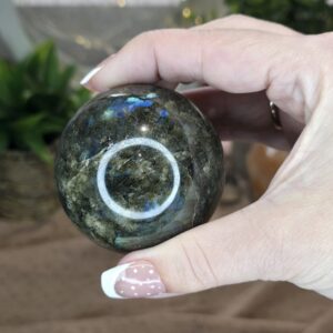 50mm Flash Labradorite Sphere ✨