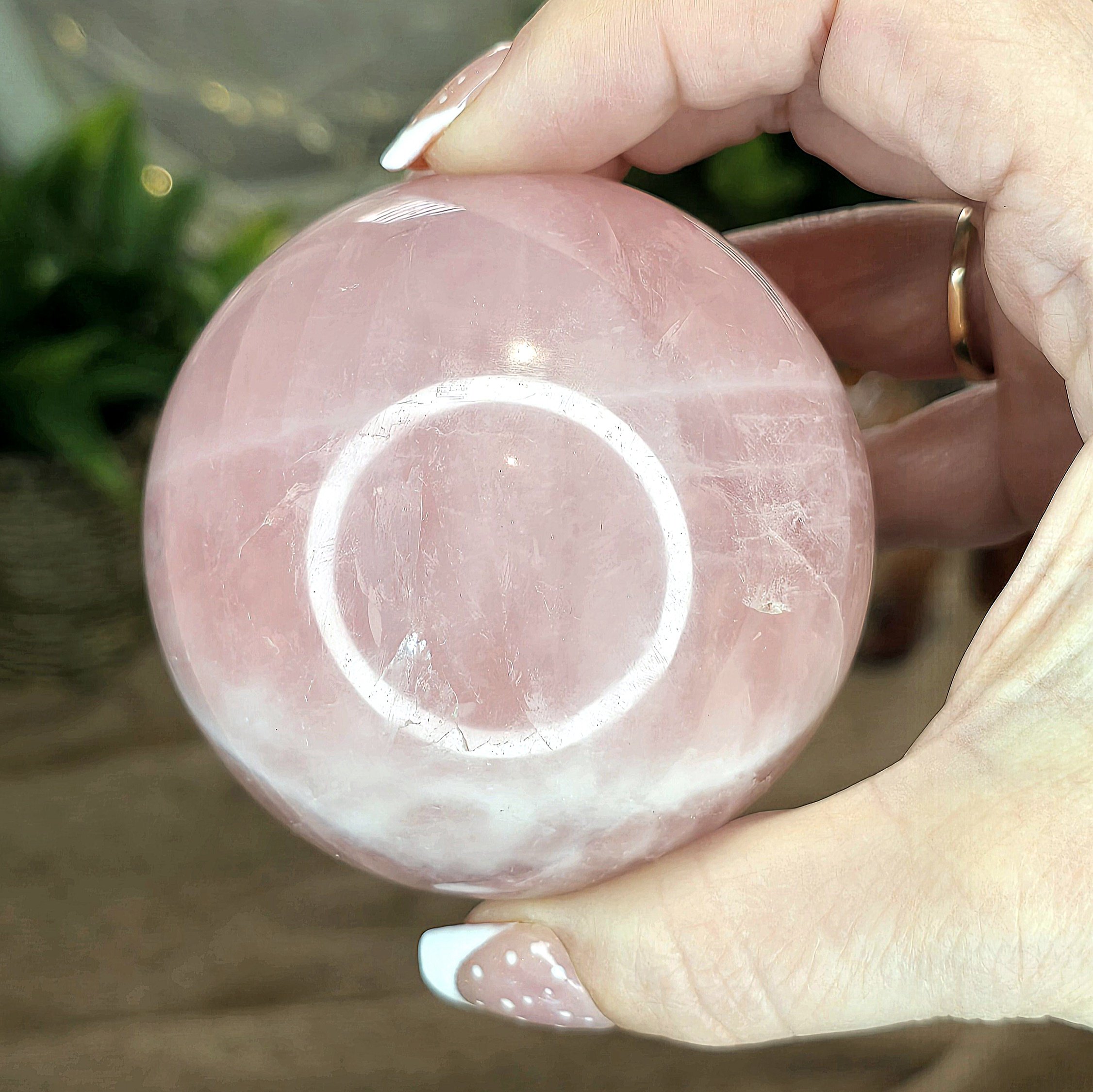 Rose Quartz Sphere – 65mm