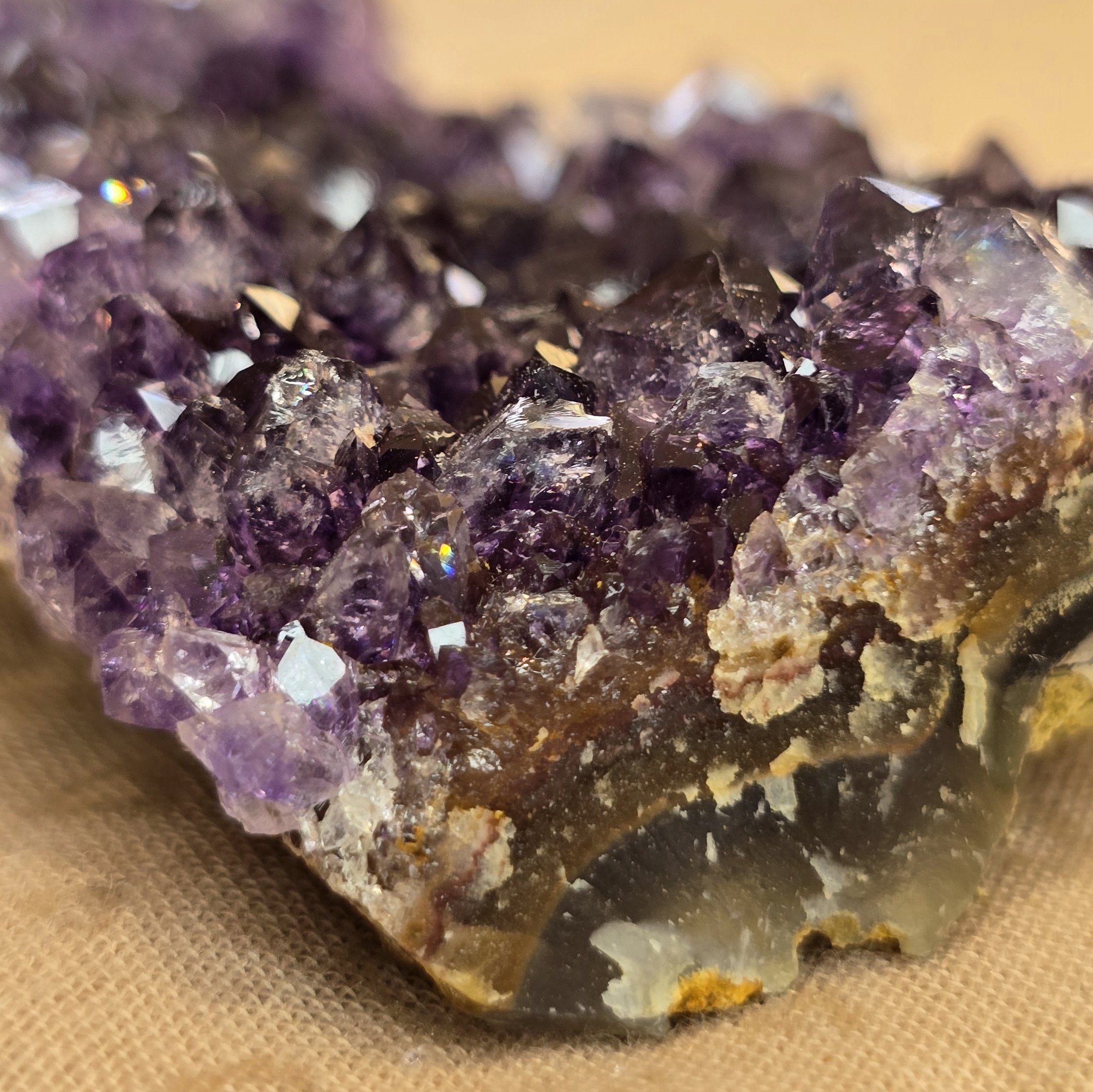 Amethyst Deep Purple Cluster - Specimen A - Image 3