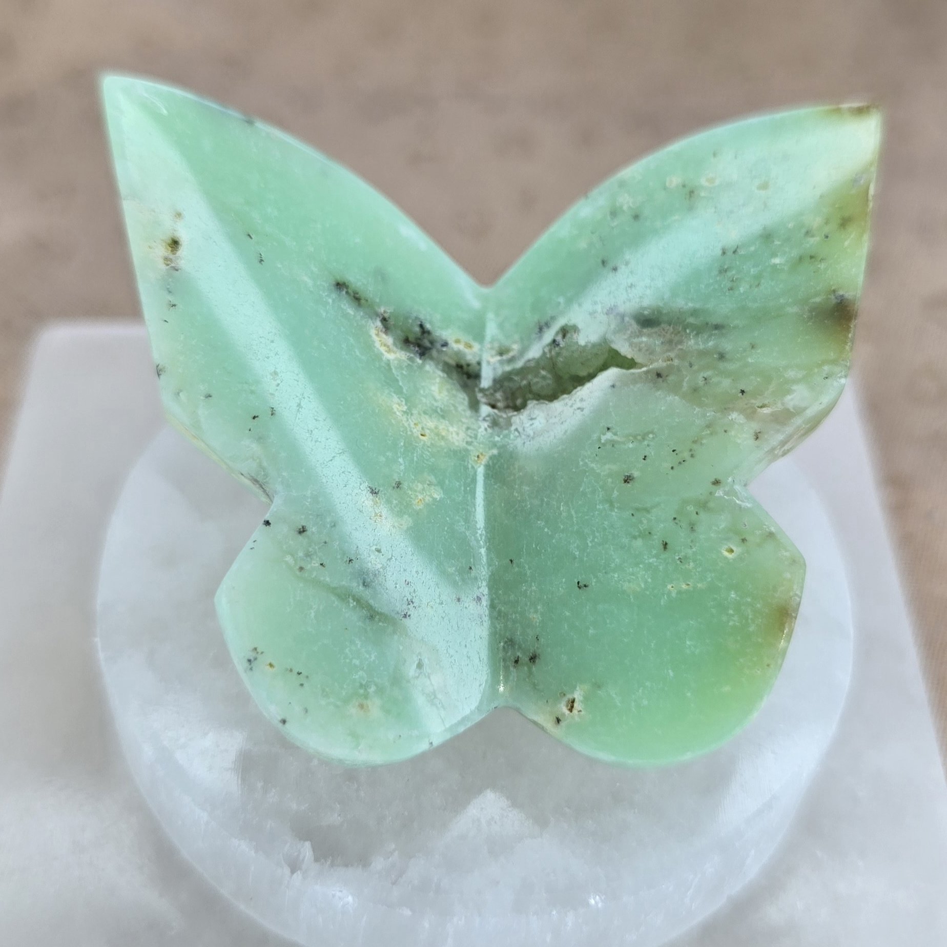 Chrysoprase Butterfly Carving - Image 3