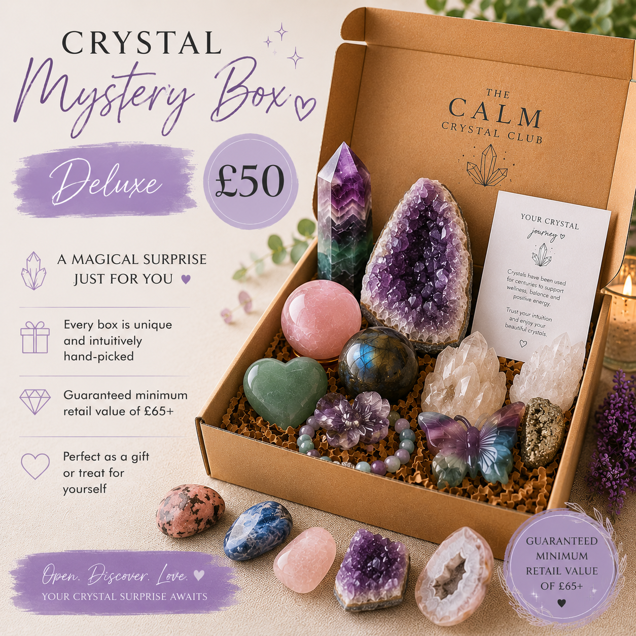 Large Crystal Mystery Boxes