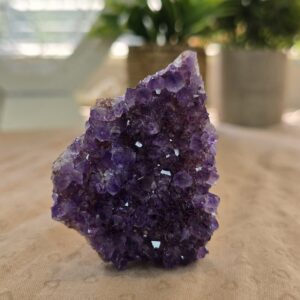 Deep Purple Amethyst Crystal Cluster β Specimen E