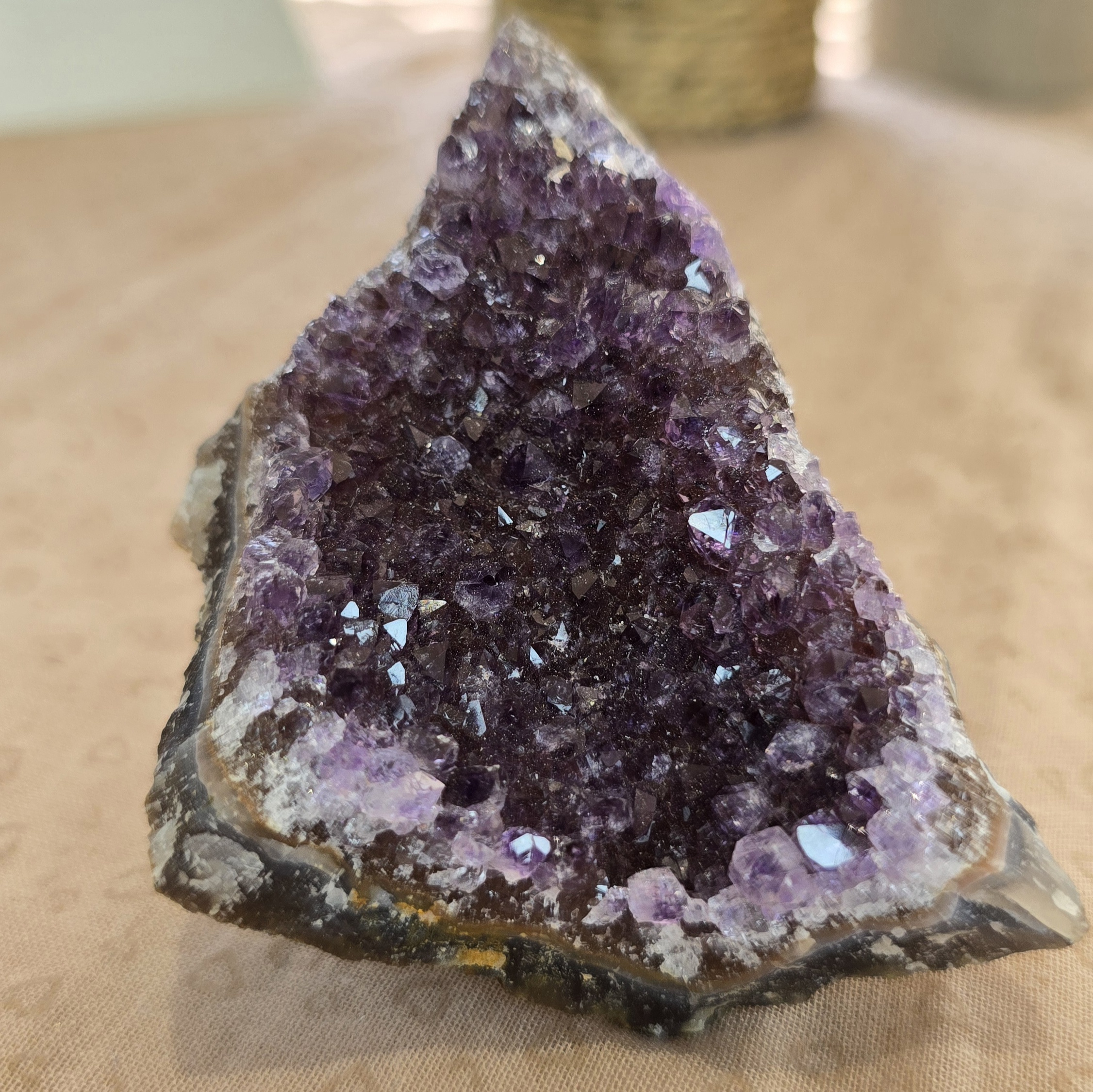 Dark Purple Amethyst Cluster - Specimen F