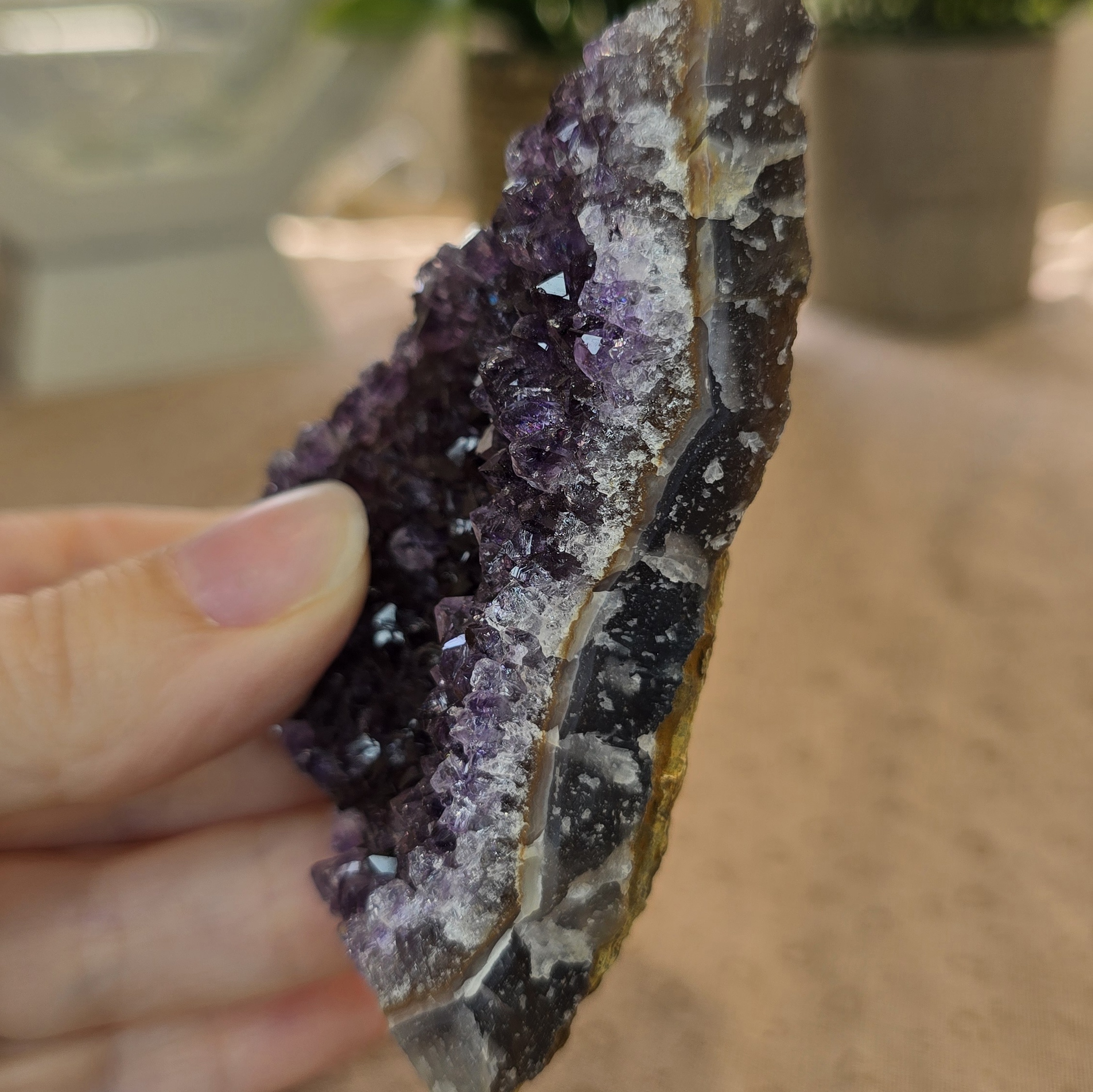 Dark Purple Amethyst Cluster - Specimen F - Image 3