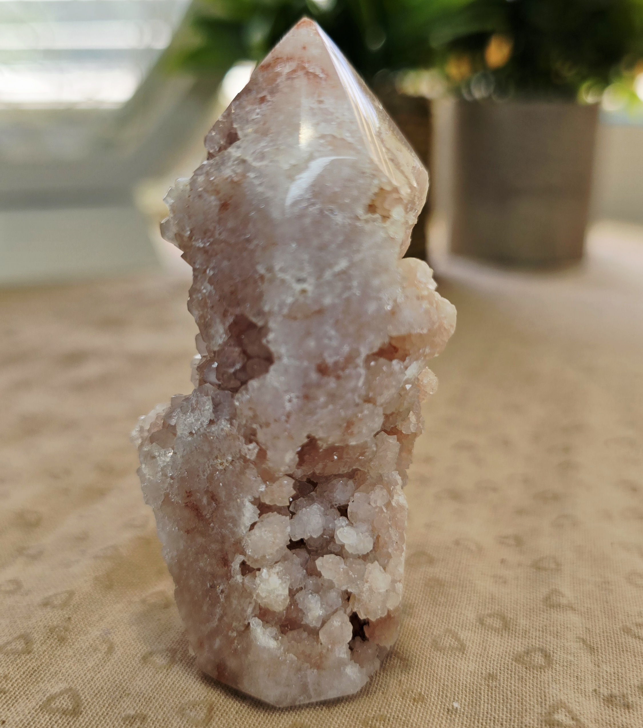 Pink Amethyst Druzy Tower - Image 2