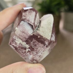 Pink Lithium Quartz Freeform Crystal – Brazil