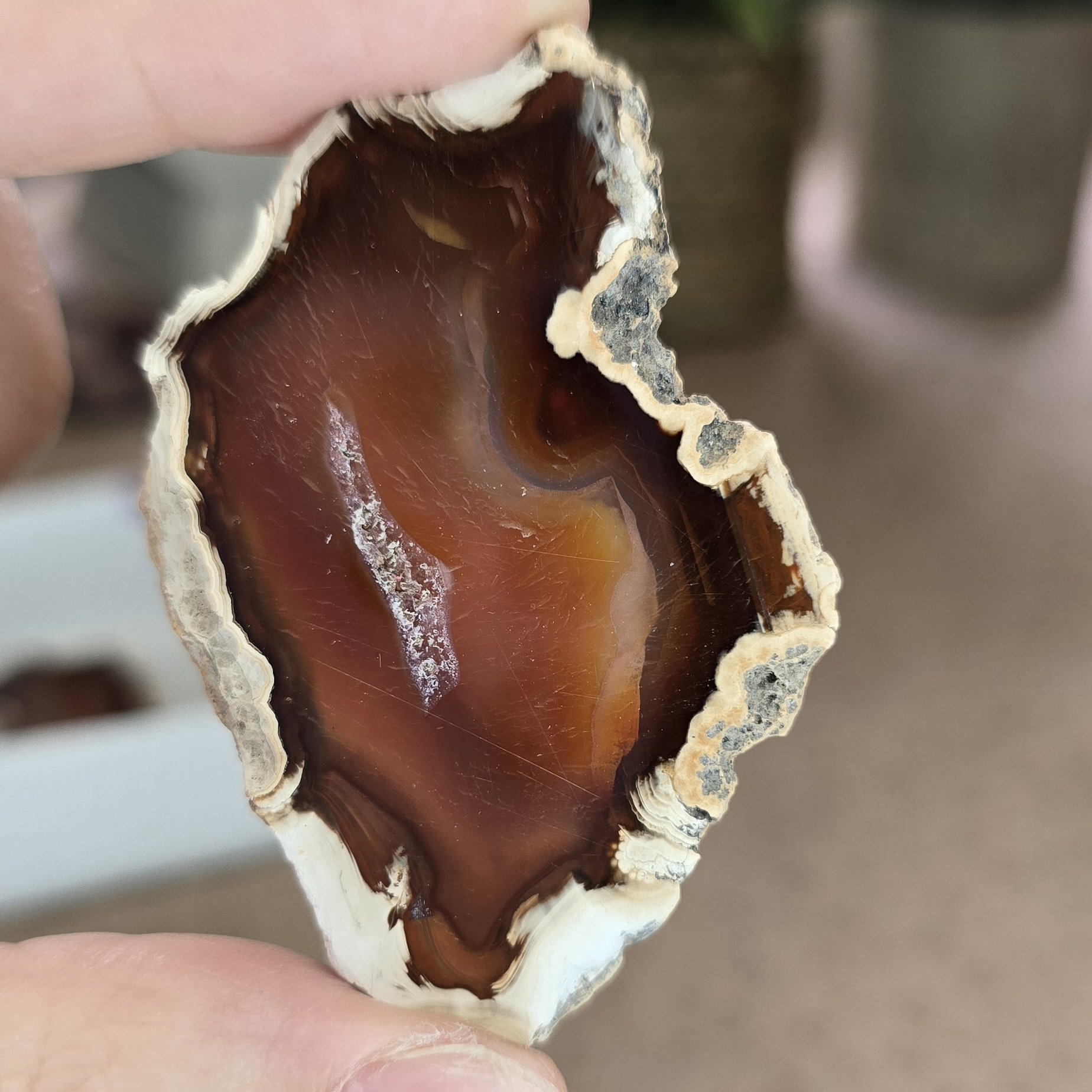 Indonesian Agate Geode Pair - Image 4