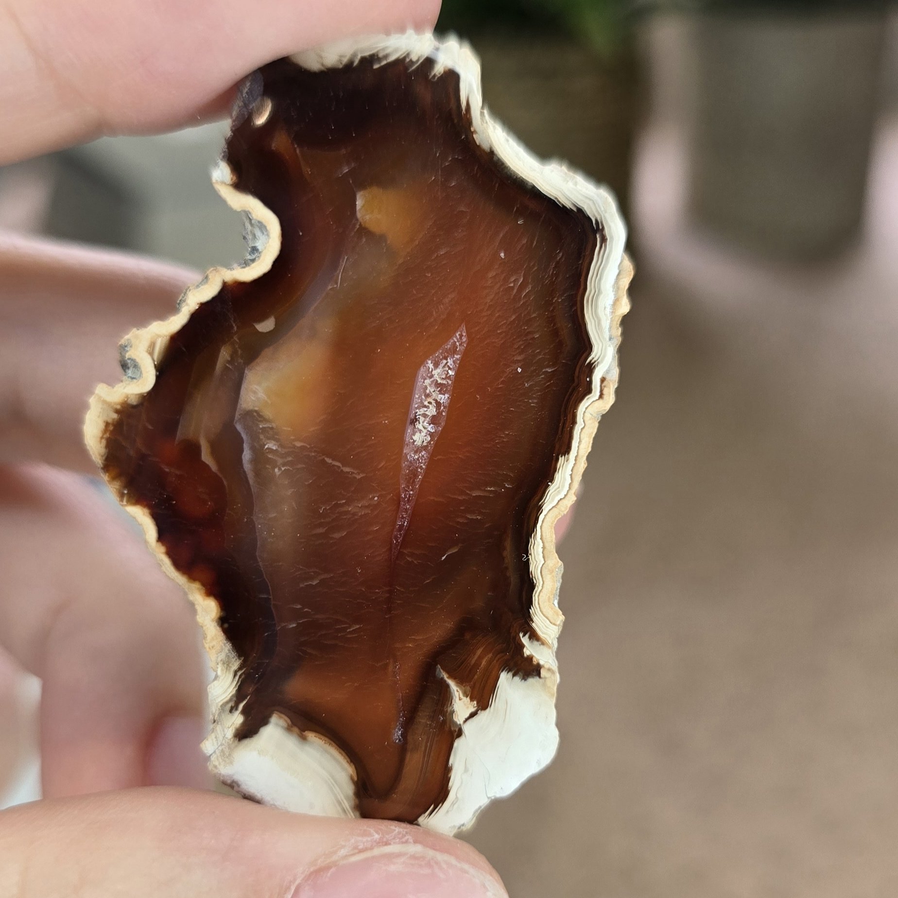 Indonesian Agate Geode Pair - Image 2