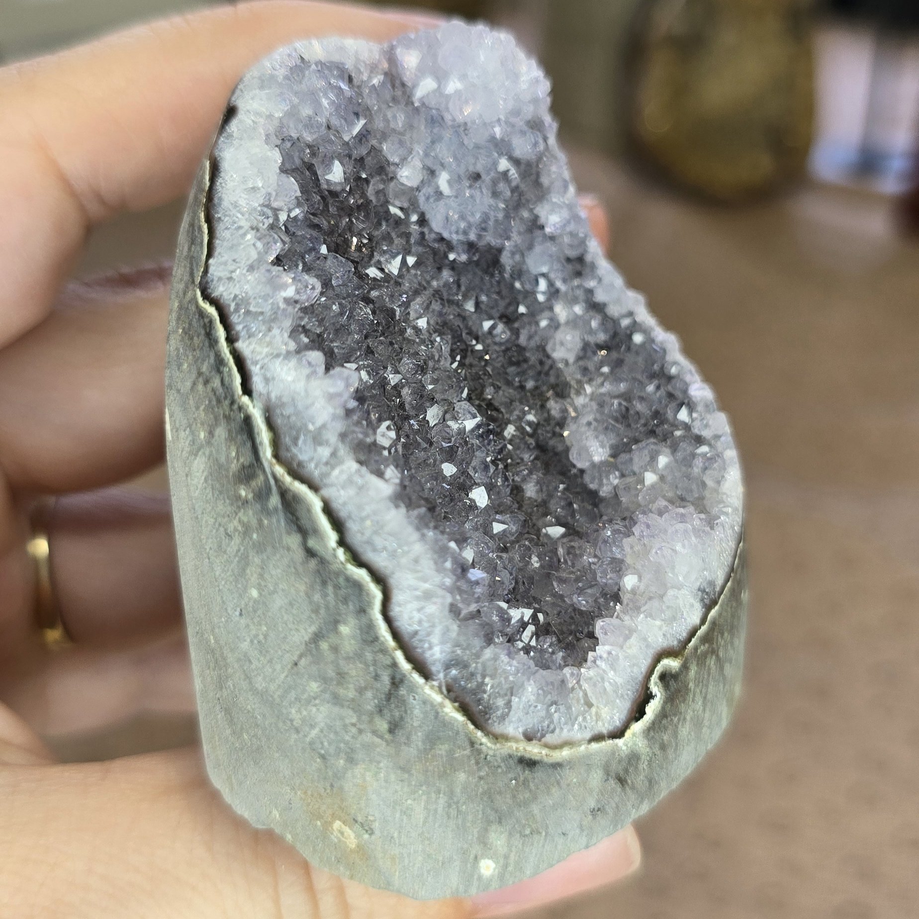 Amethyst Sugar Druzy Cut Base | Approx 185g - Image 2