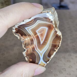 Indonesian Banded Double sided Agate Slice