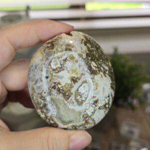Ocean Jasper Druzy Palm Stone