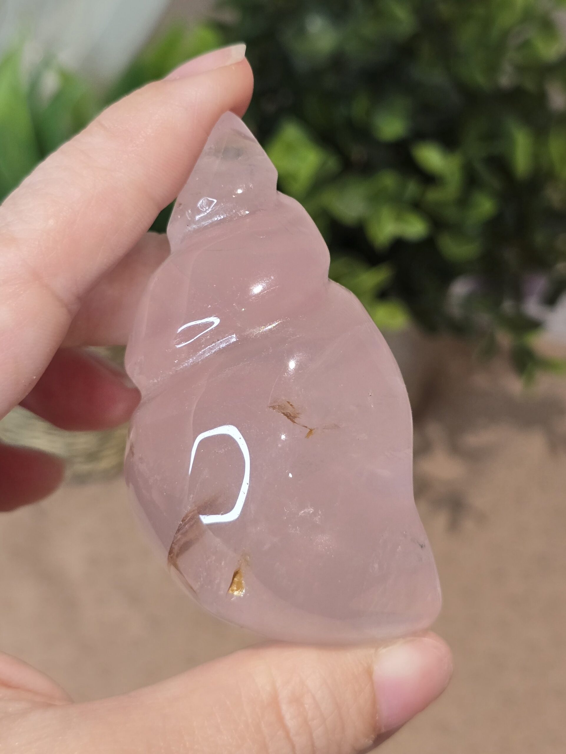 Starlight Rose Quartz Shell #4 - Image 3