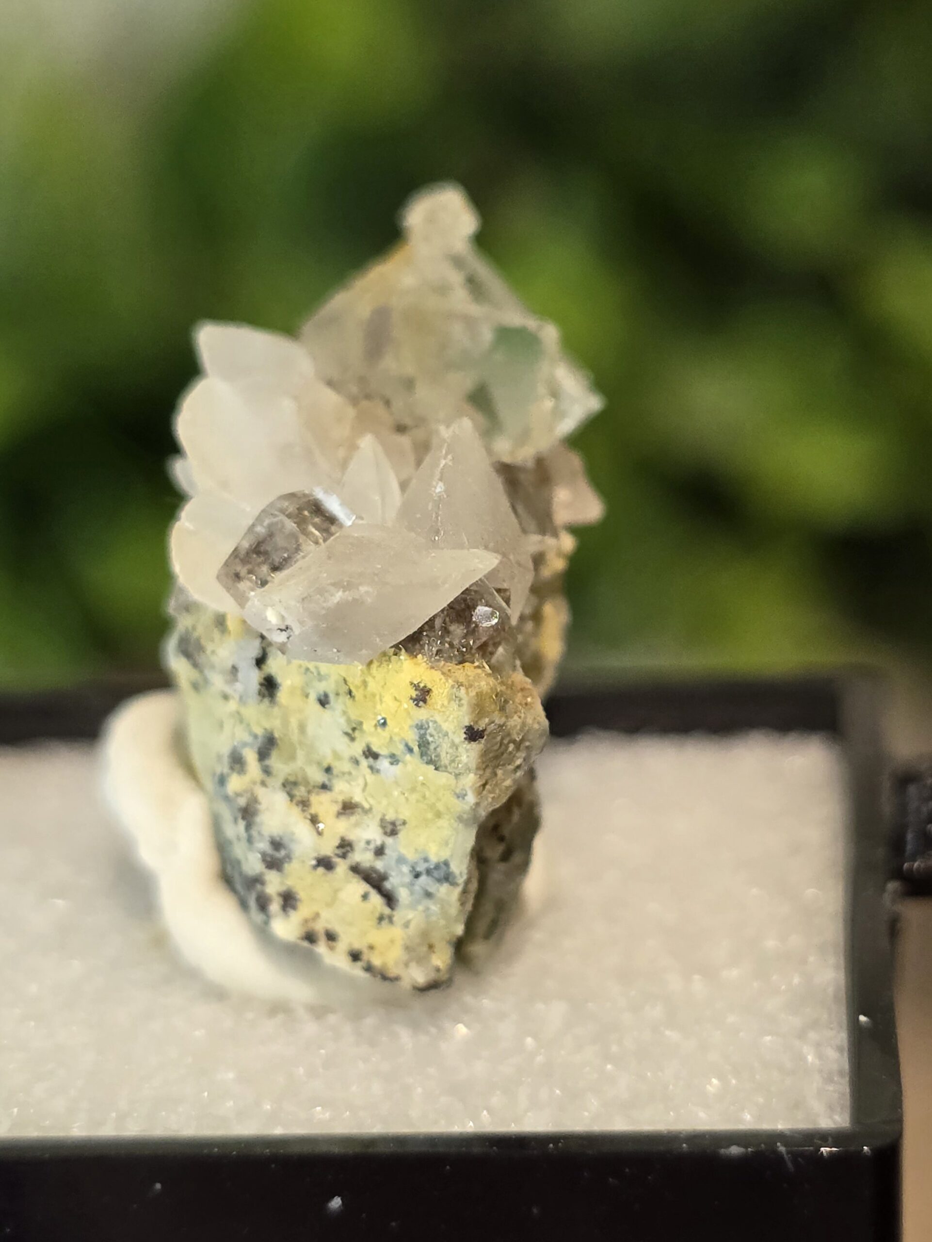 Phantom Fluorite with Calcite on Matrix - Image 10