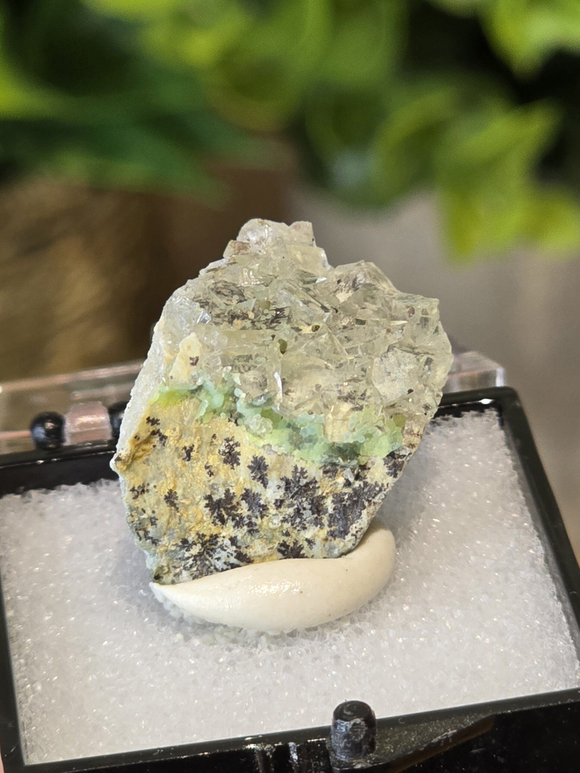 Phantom Fluorite Specimen with Clear Crystals